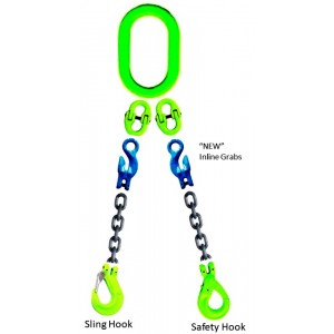 G100 SLR-AMG 2Leg Inline-Grab Lifting Set | SLR G100 Chain sets - Asia | Lifting Sets G80 & G100