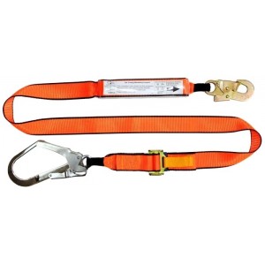 2.0M Adjustable Lanyard c/w Scaffold Hk | Height Safety Equipment