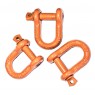 Trailer Shackle - Orange 2.5T MTM 11.6mm Pin