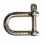 2.5T Stainless 316 STD Trailer Shackle - 10mm Pin