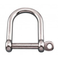 Shackle Wide Body - SS316 Dee  | Shackles, Karabiners, Locking Pins | Shackle & Clevis Links