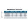 Safety Spring Clip - AISI316 