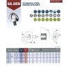 Codipro Stainless Load Rated Swivel Eye Bolt