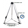 QSI Adjustable Alloy Tripod 7FT