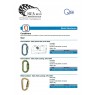QSI Steel Screwgate Karabiner