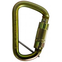 Carabiner - Steel Triple Action c/w Captive Eye | Height Safety Equipment