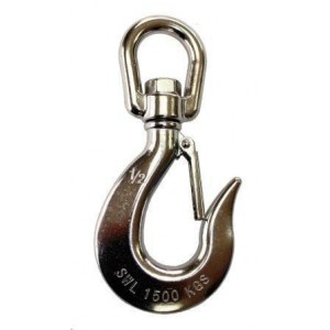 Swivel Eye Sling Hook SS316 | Hooks, Links, Plates, Latches